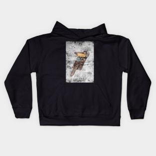 Vortex machine white Kids Hoodie